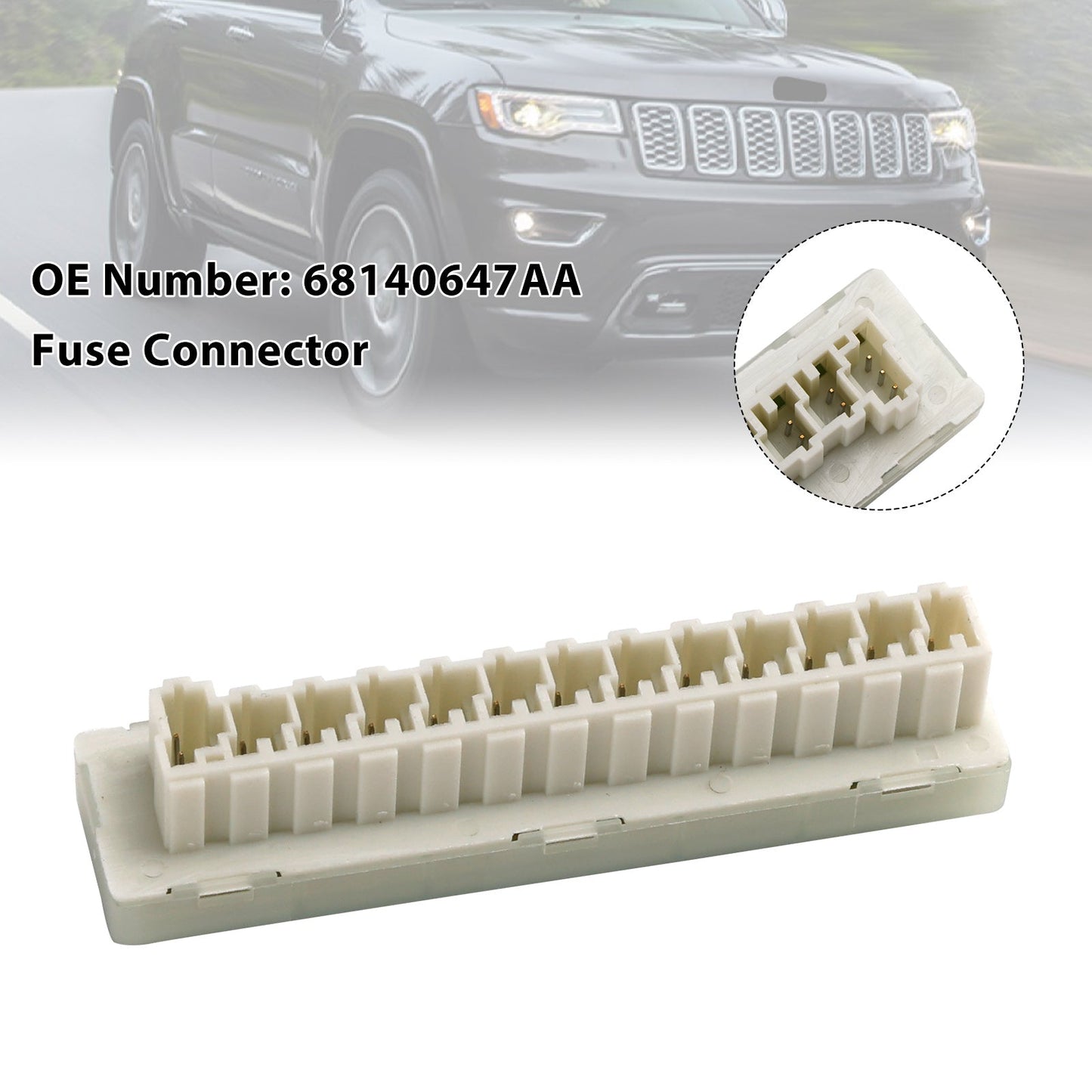 Fuse Connector 68140647AA For Dodge Ram 1500 2500 3500 Chrysler 300 200