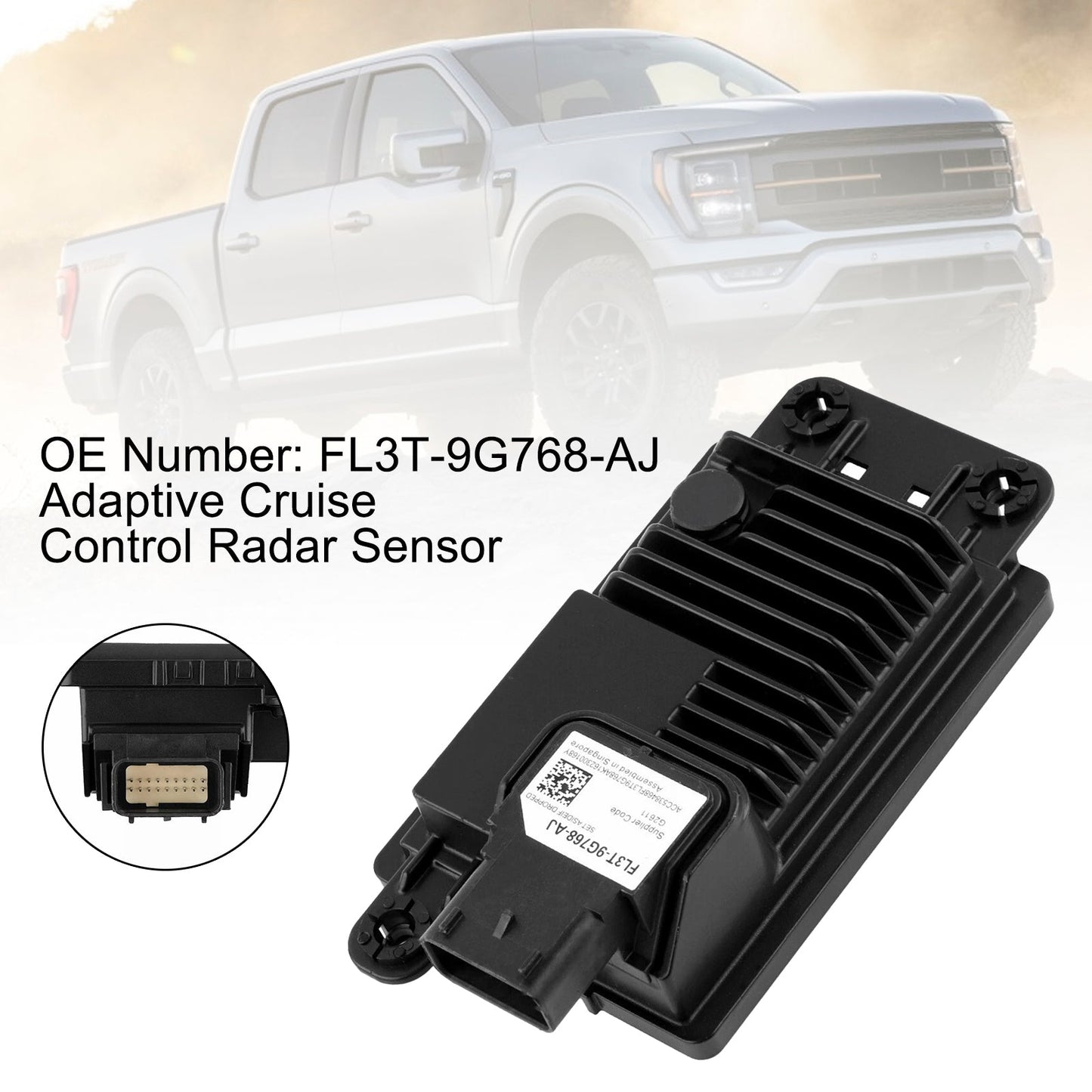 Ford F150 2015-2020 Adaptive Cruise Control Radar Sensor FL3T-9G768-AJ