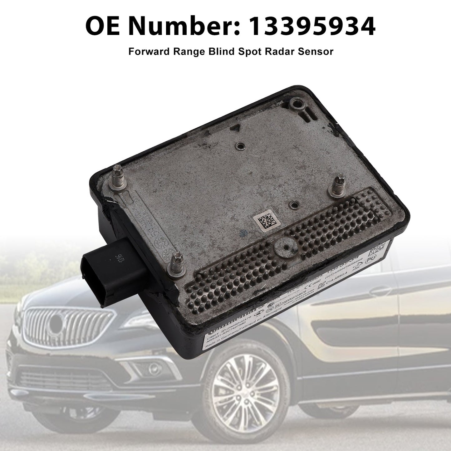 2013-2019 Cadillac ATS Forward Range Blind Spot Radar Sensor 13395934