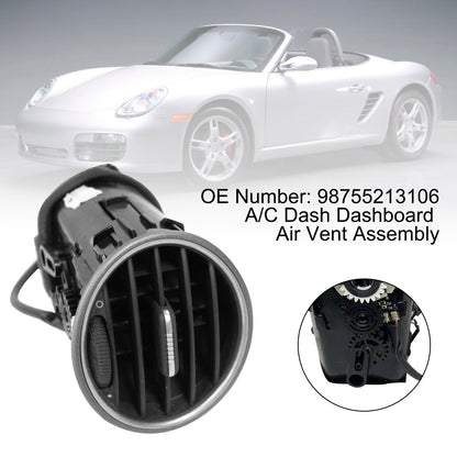 Porsche Cayman 2007-2012 A/C Dash Dashboard Air Vent Assembly 98755213106 98755213103