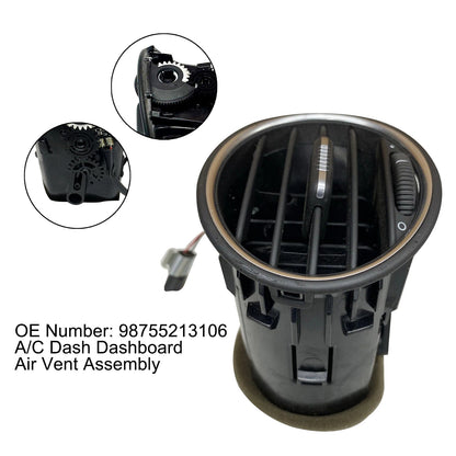 Porsche Cayman 2007-2012 A/C Dash Dashboard Air Vent Assembly 98755213106 98755213103