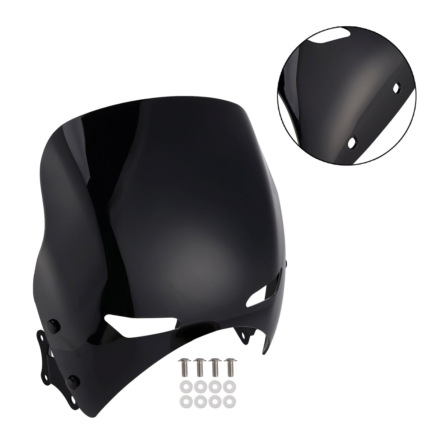 2019-2022 Honda CB400 SUPER FOUR Black Windshield WindScreen