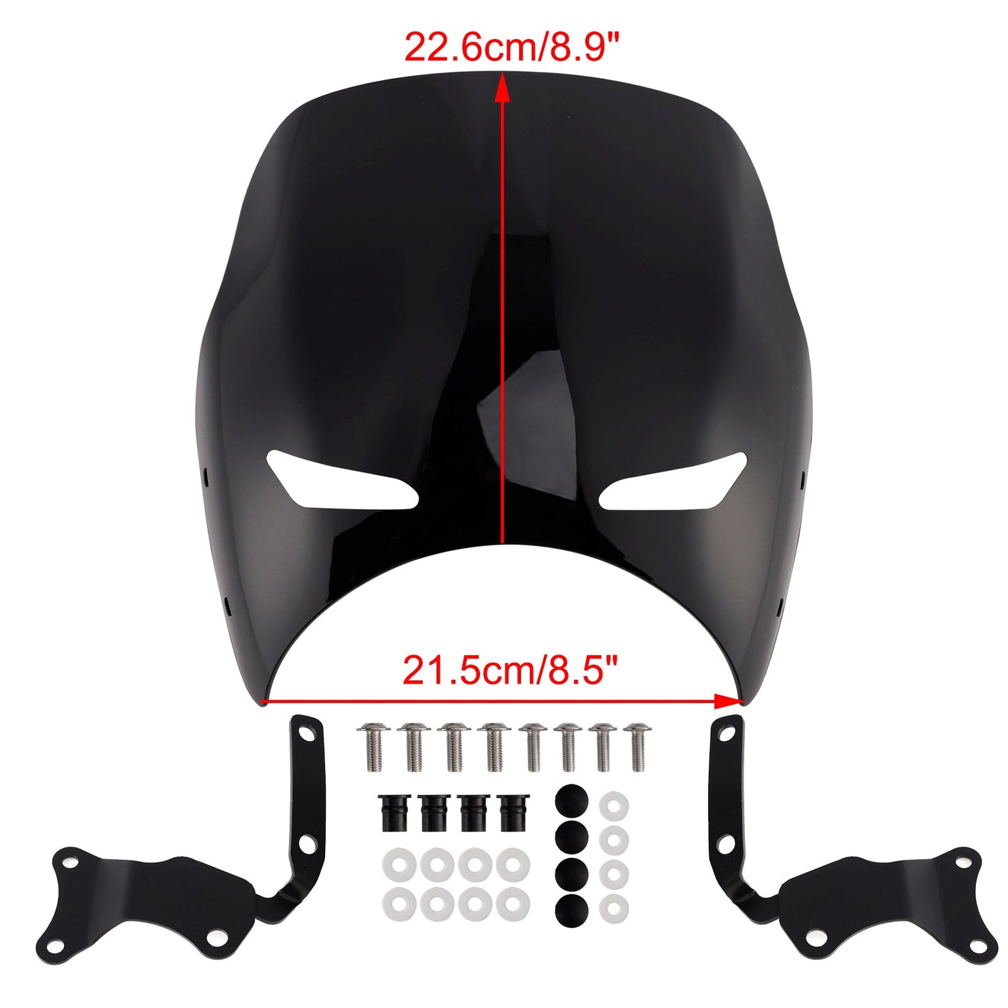 2019-2022 Honda CB400 SUPER FOUR Black Windshield WindScreen