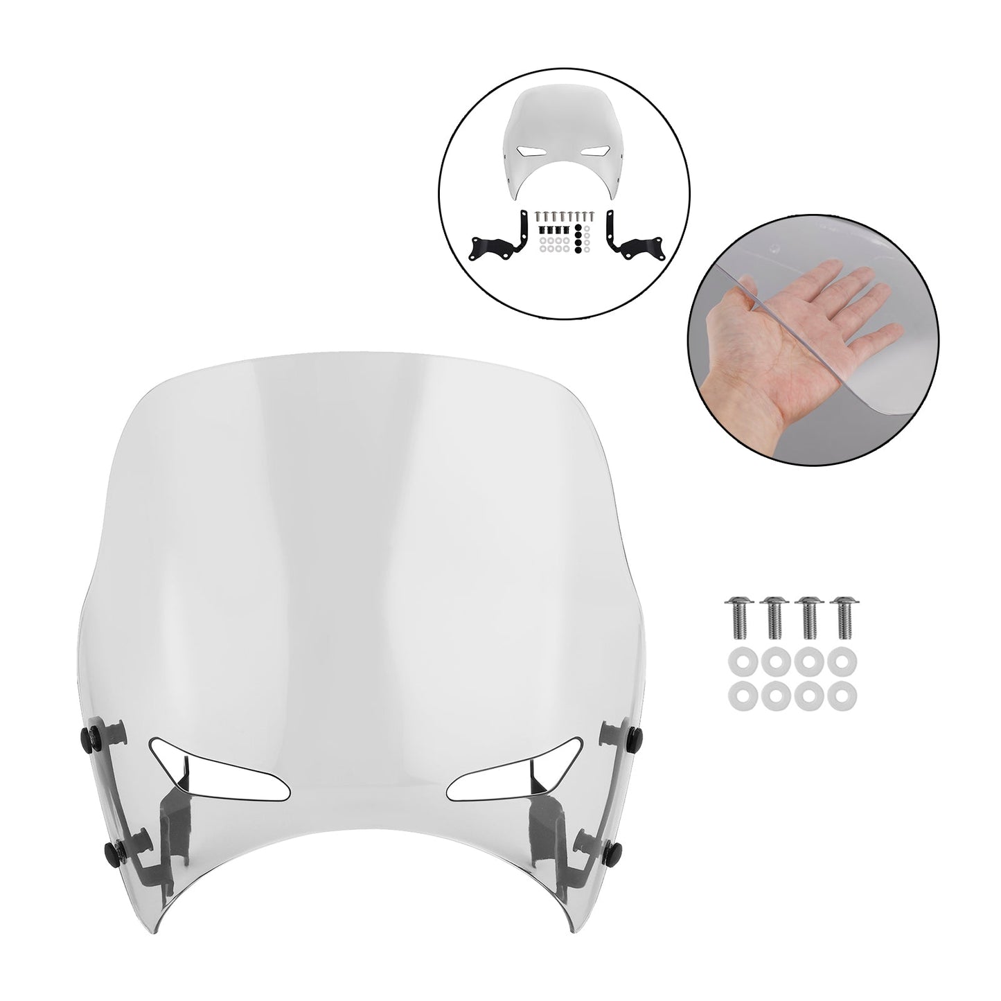 2019-2022 Honda CB400 SUPER FOUR Clear Windshield WindScreen