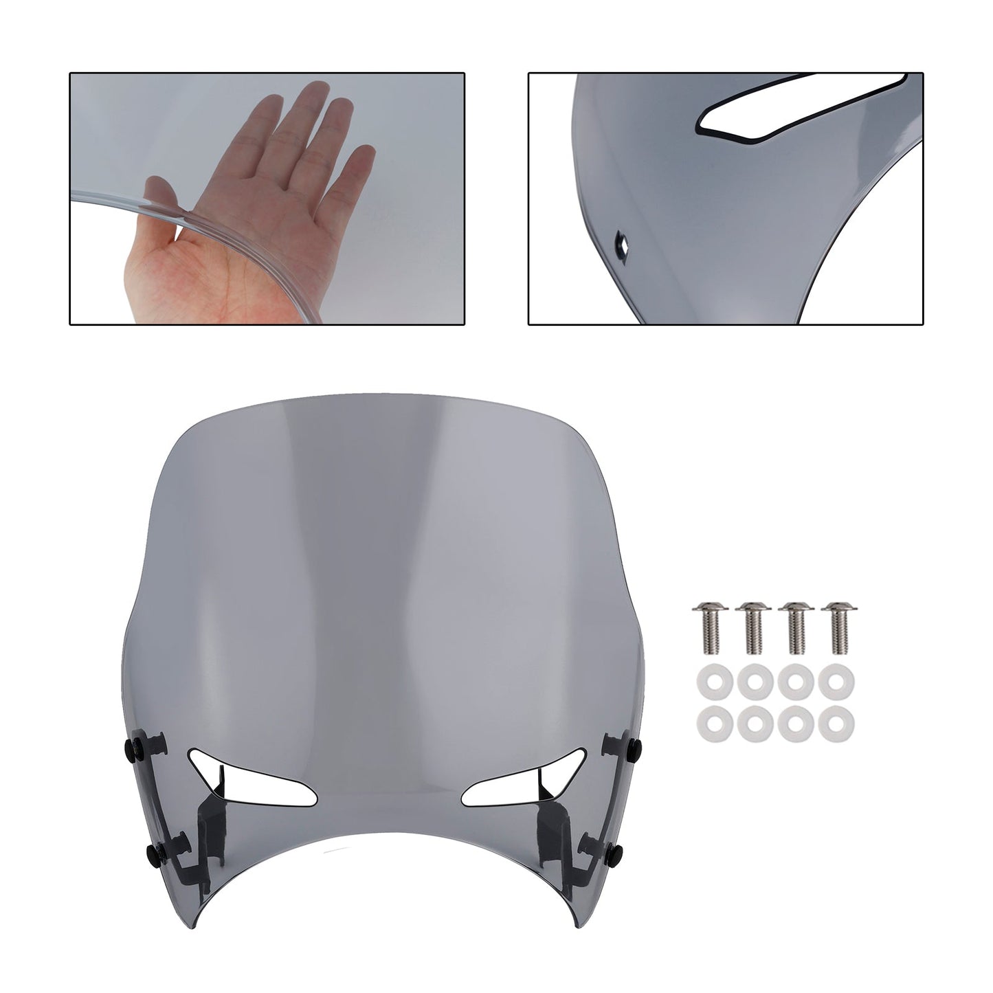 2019-2022 Honda CB400 SUPER FOUR Gray Windshield WindScreen