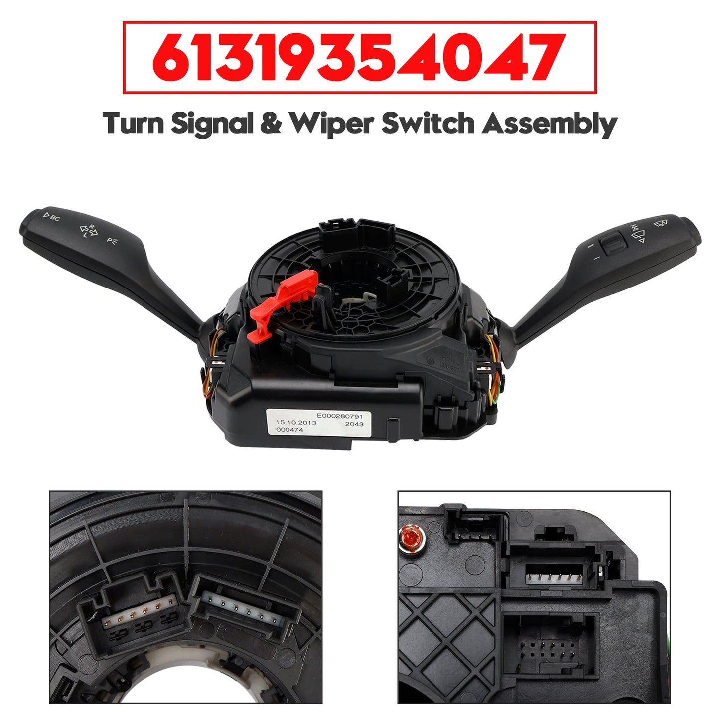 BMW F07 F10 F12 F13 F06 61319354047 Turn Signal & Wiper Switch Assembly