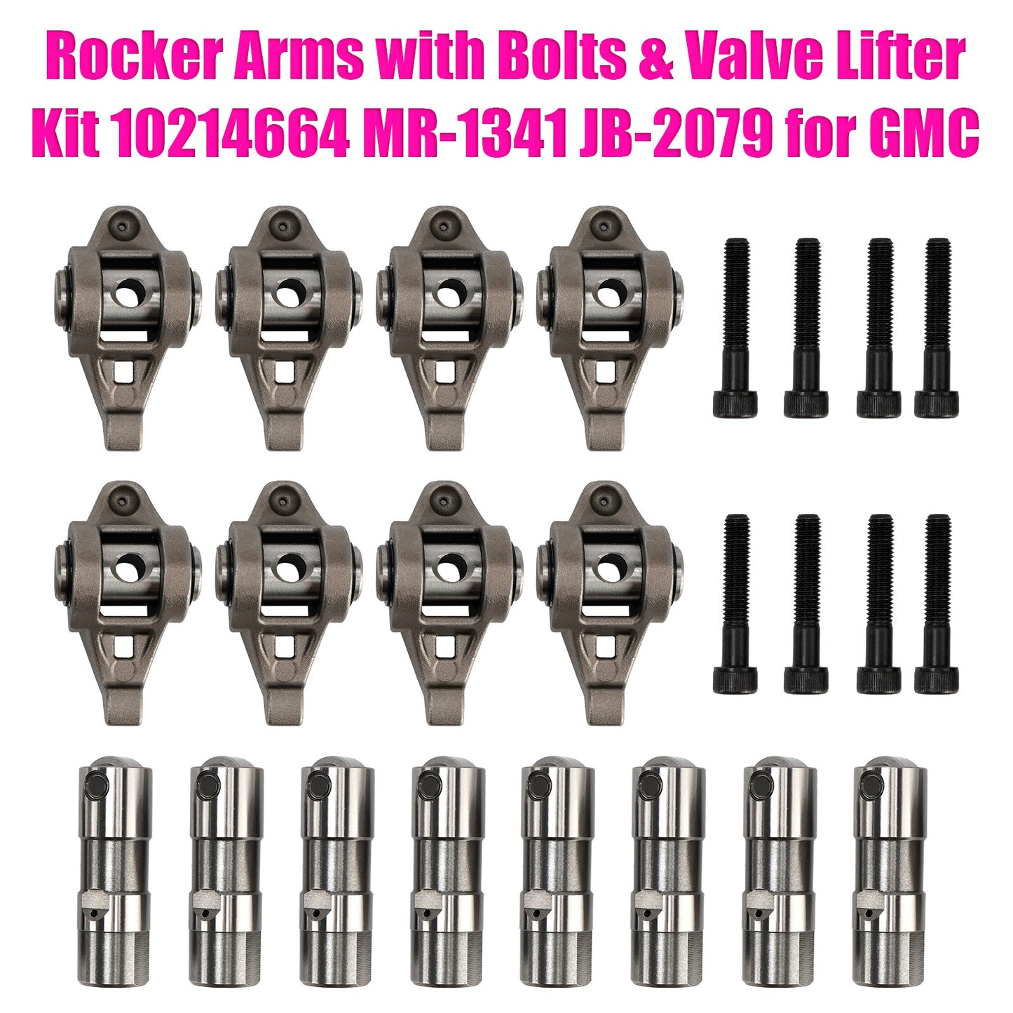 GMC Rocker Arms with Bolts & Valve Lifter Kit 10214664 MR-1341 JB-2079