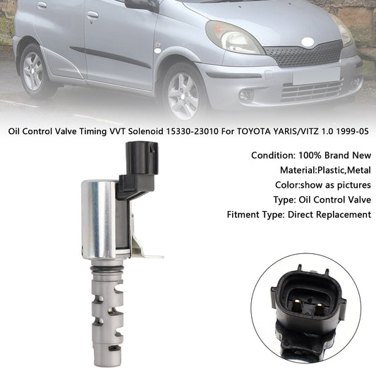Toyota YARIS/VITZ 1.0 1999-2005 Oil Control Valve Timing VVT Solenoid 15330-23010 2297000290