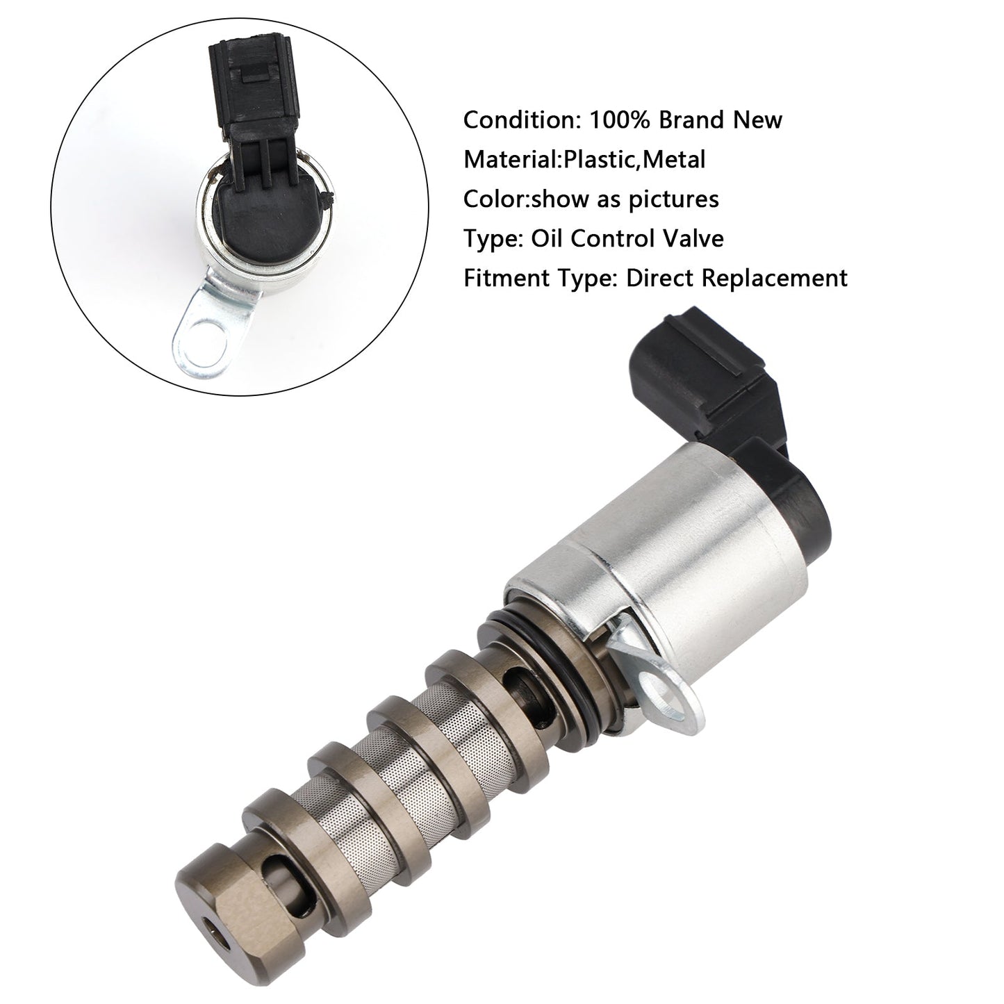 2011-2019 VVT Solenoid 15830-R5A-A01 Hyundai Kia 1.6L Oil Control Valve Timing