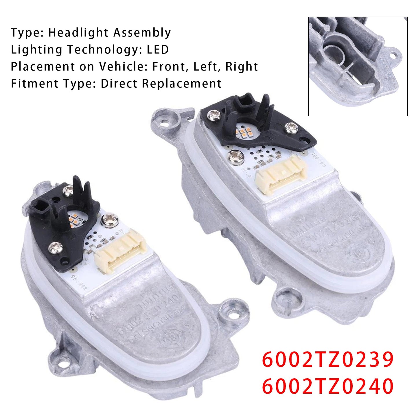 BMW X3 G01 X4 G02 2pcs Turn Signal Lightsource LED Module 6002TZ0239 6002TZ0240