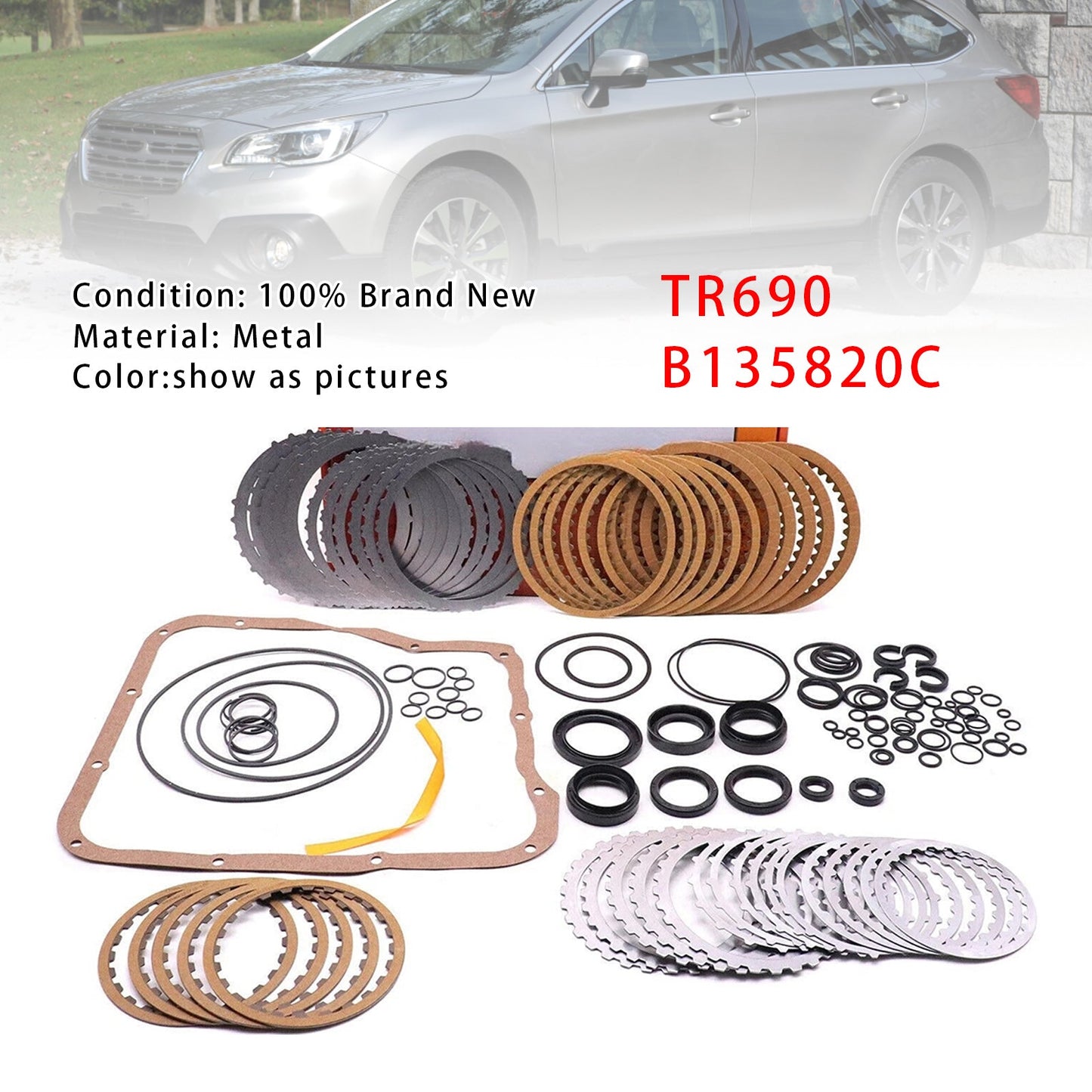 Subaru Outback CVT TR690 Auto Transmission Master Rebuild Kit Overhaul
