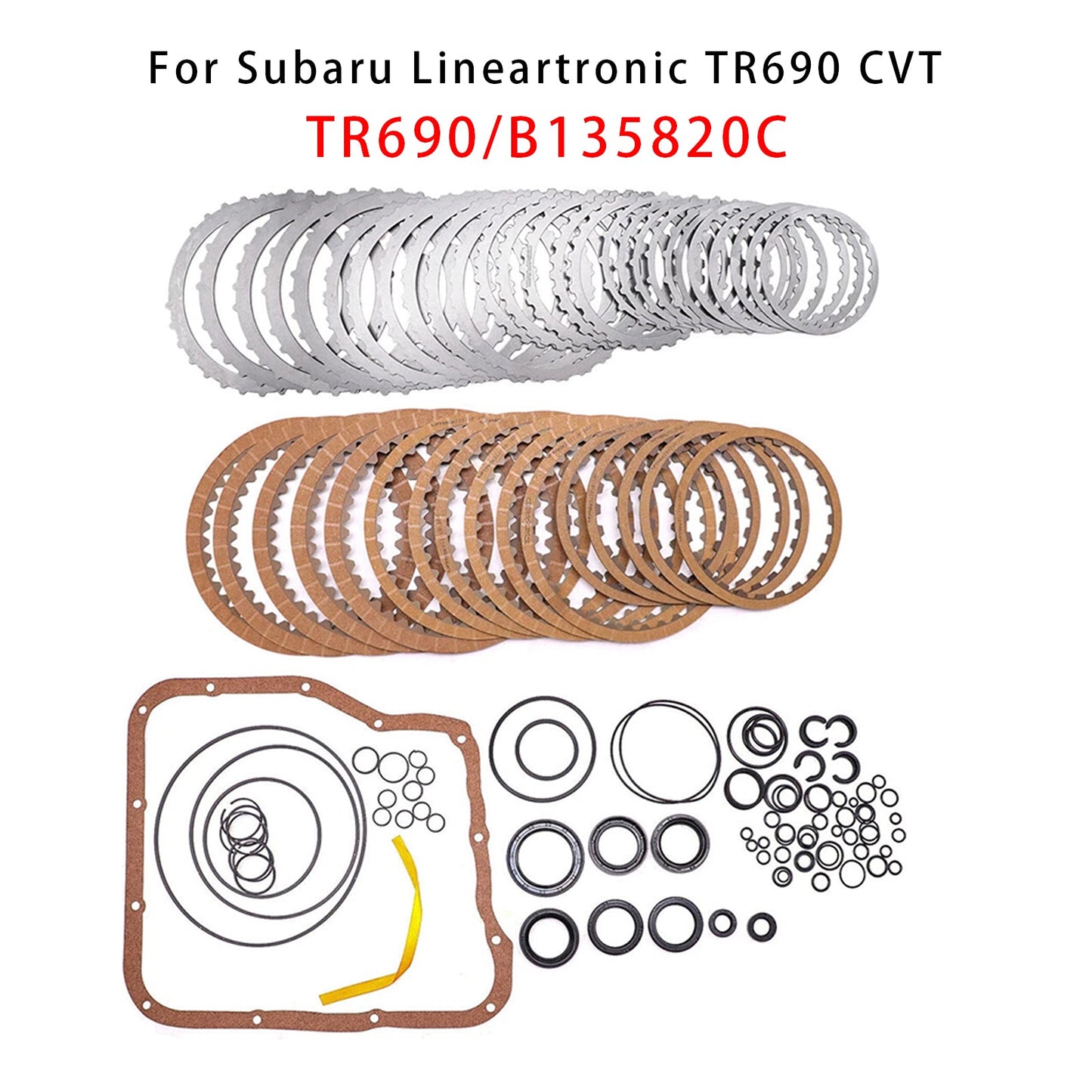 Subaru Outback CVT TR690 Auto Transmission Master Rebuild Kit Overhaul