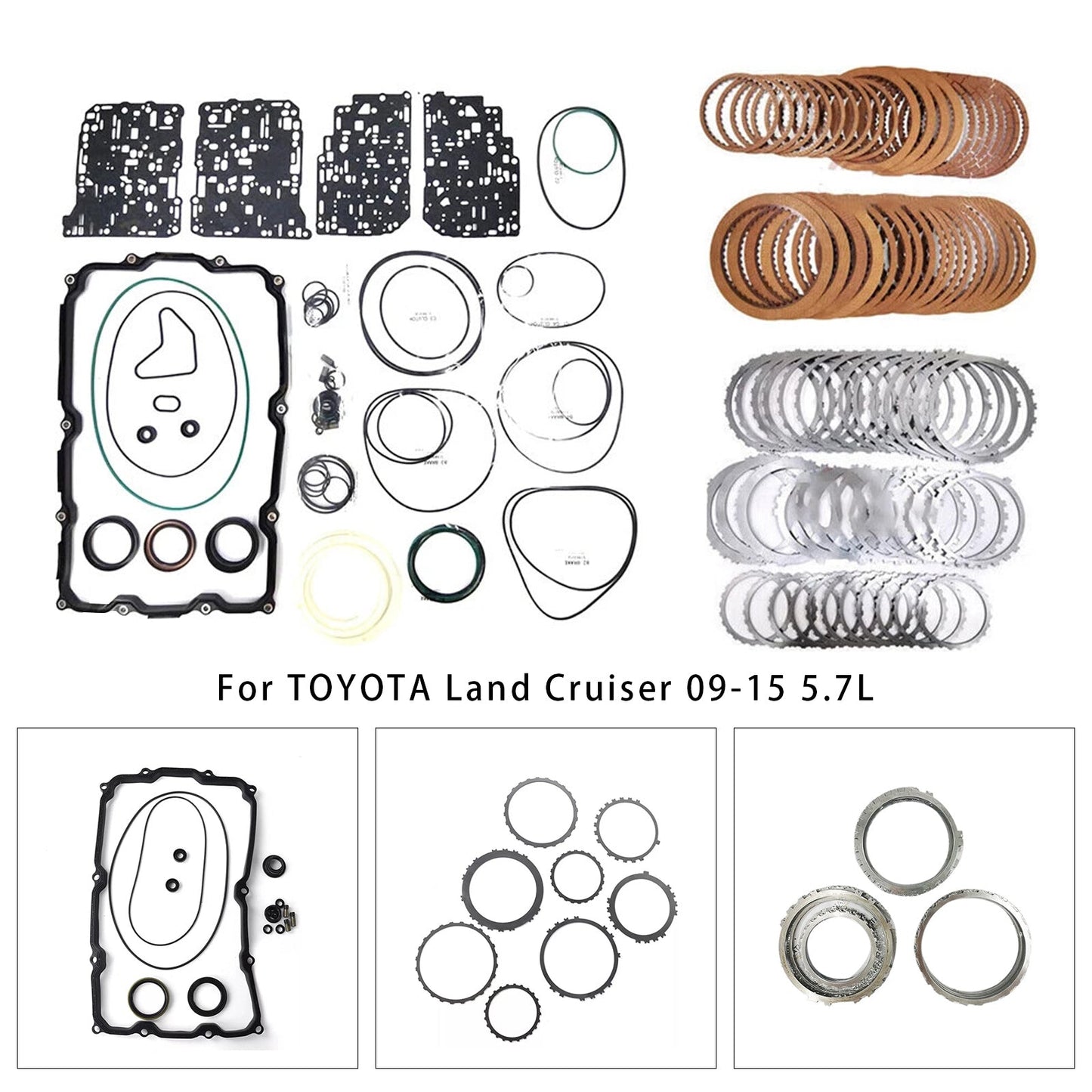 Toyota TUNDRA SEQUOIA 5.7L AB60E AB60F Transmission Overhaul Rebuild Kit AB60E AB60F
