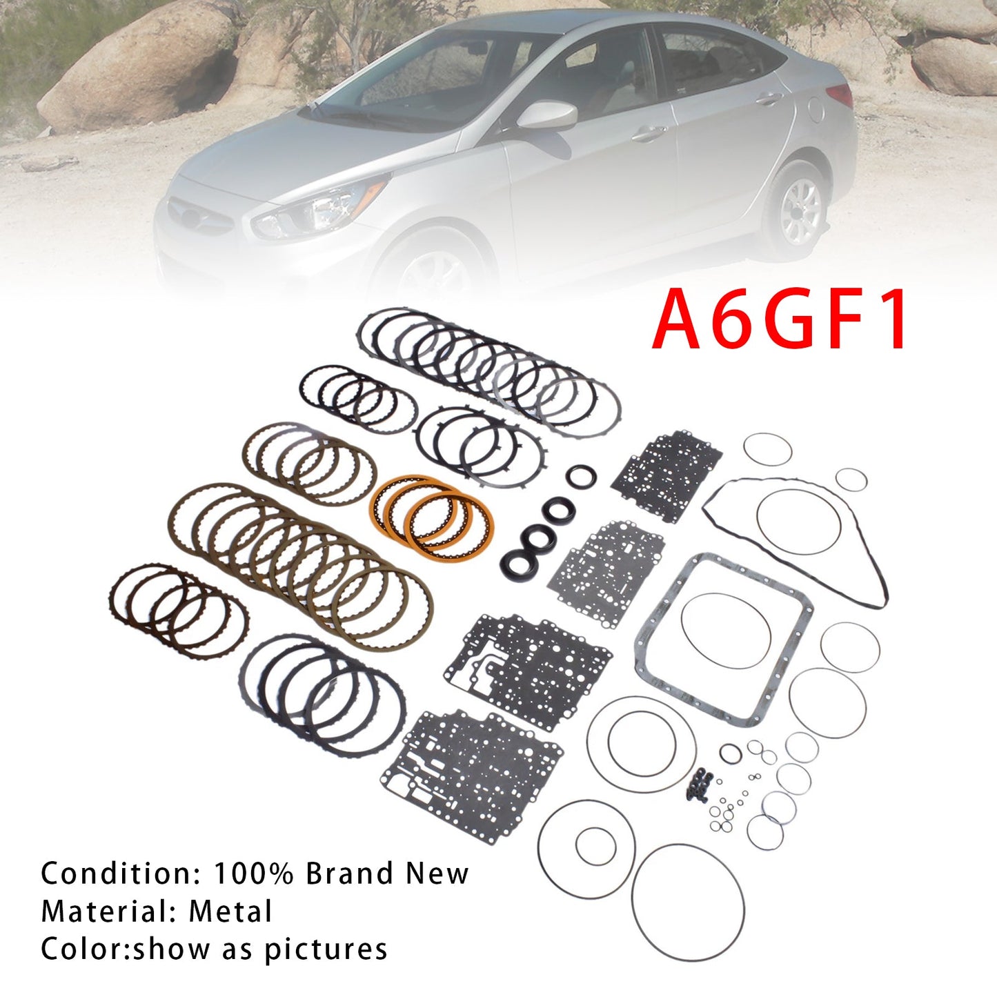 Hyundai Elantra 1.8L 2.0L l4 GAS A6GF1 Auto Transmission Master Rebuild Kit