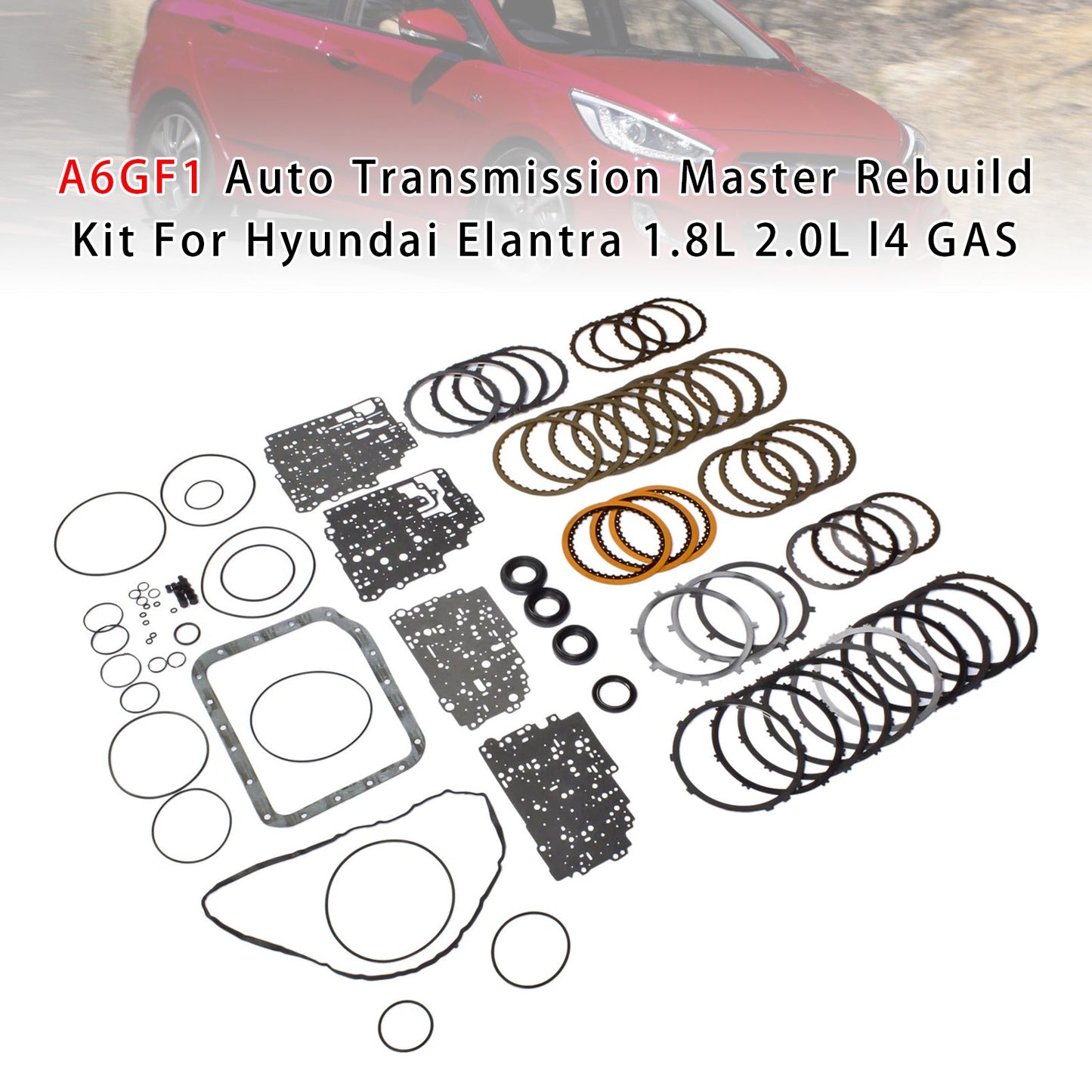 Hyundai Elantra 1.8L 2.0L l4 GAS A6GF1 Auto Transmission Master Rebuild Kit