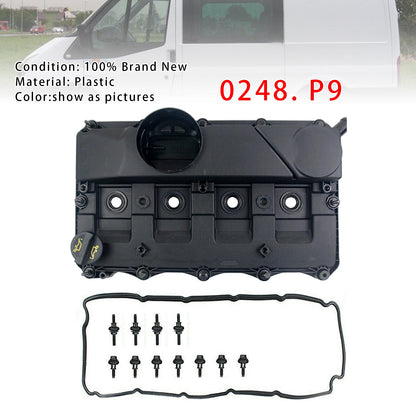 Citroen Peugeot Ford 2.2 HDI TDCI 0248.P9 Valve Cover Cylinder Head Cover 0248P9 1526690 6C1Q6K271BH