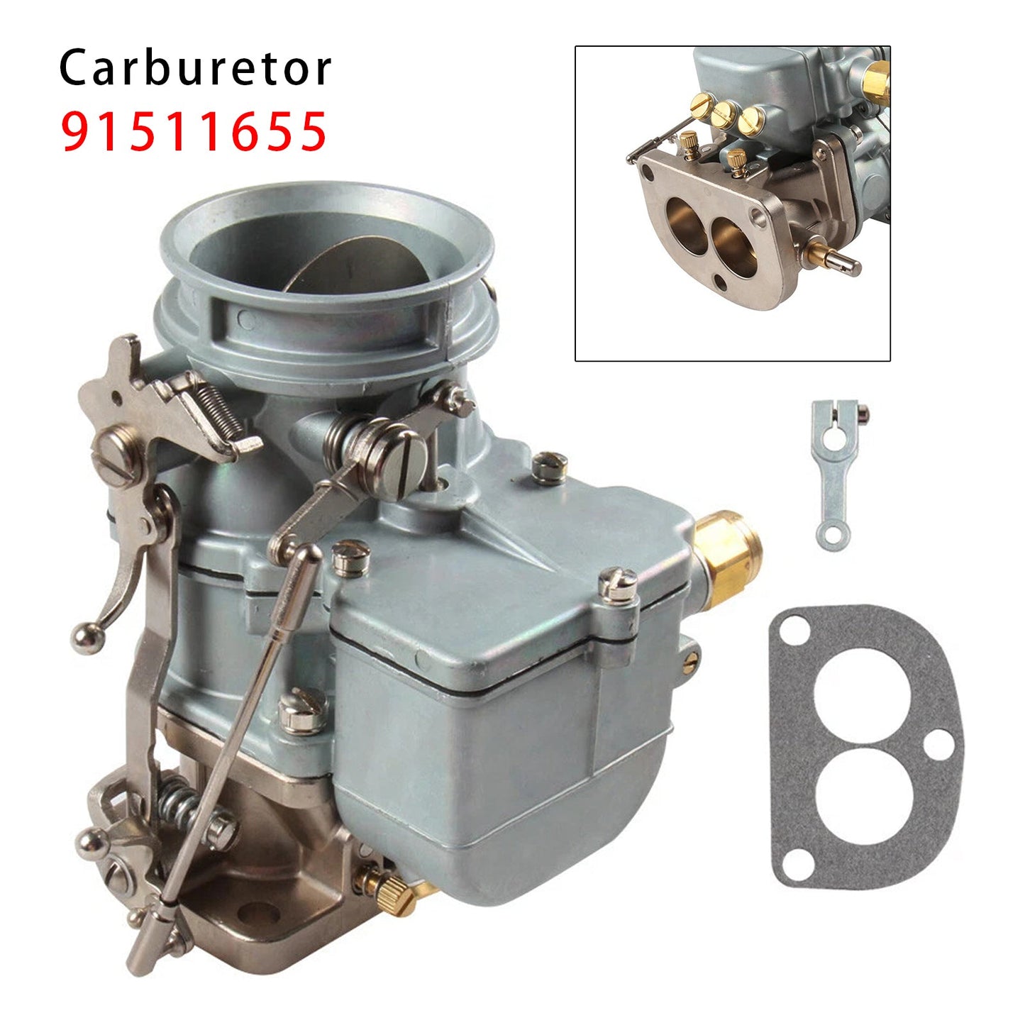 Carb Speedway 9-Super-7 97 Style Natural Finish 2-BBL 91511655 Carburetor