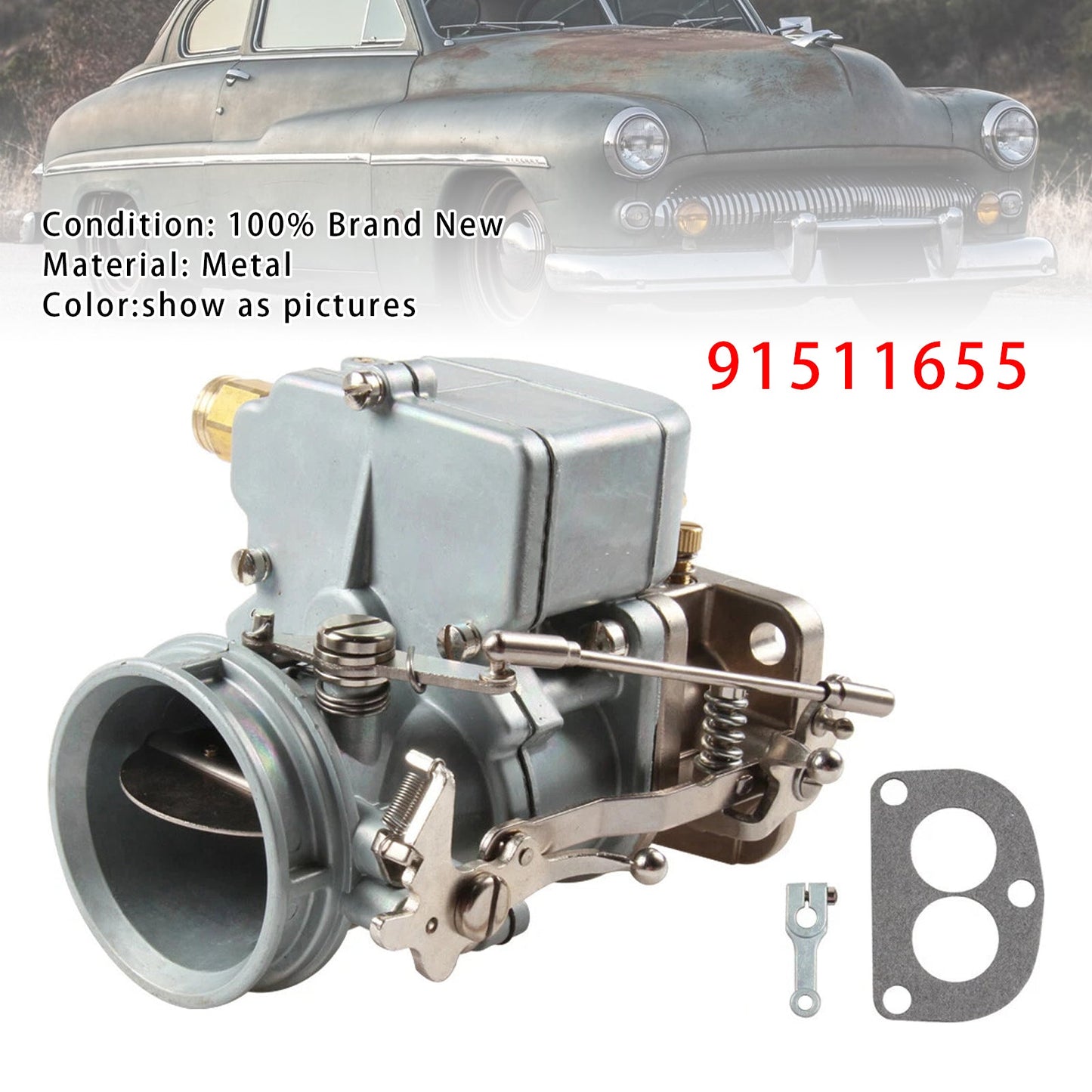 Carb Speedway 9-Super-7 97 Style Natural Finish 2-BBL 91511655 Carburetor