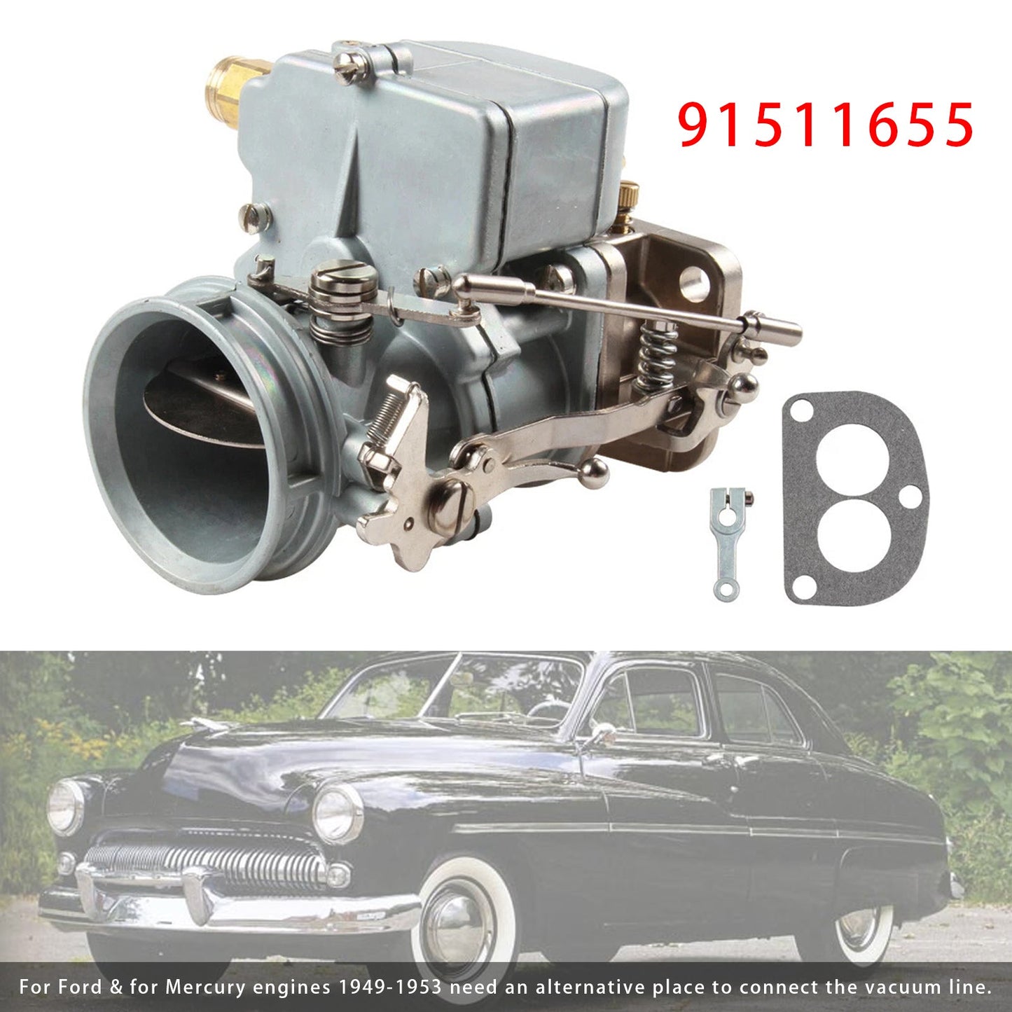 Carb Speedway 9-Super-7 97 Style Natural Finish 2-BBL 91511655 Carburetor