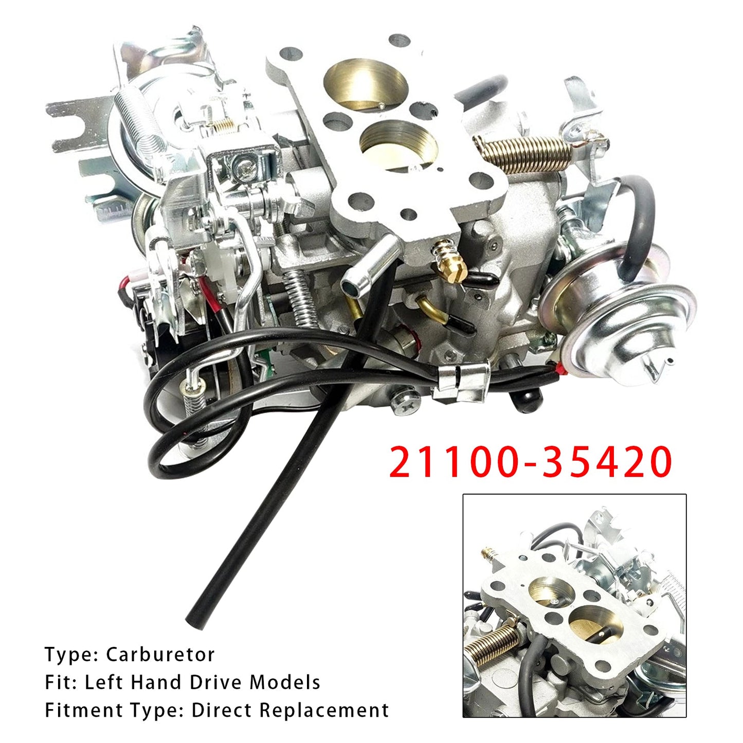 Toyota Hilux 4D Double Cab RN50 RN55 2.4 L 22R LHD 1986-1988  Carburetor 21100-35420