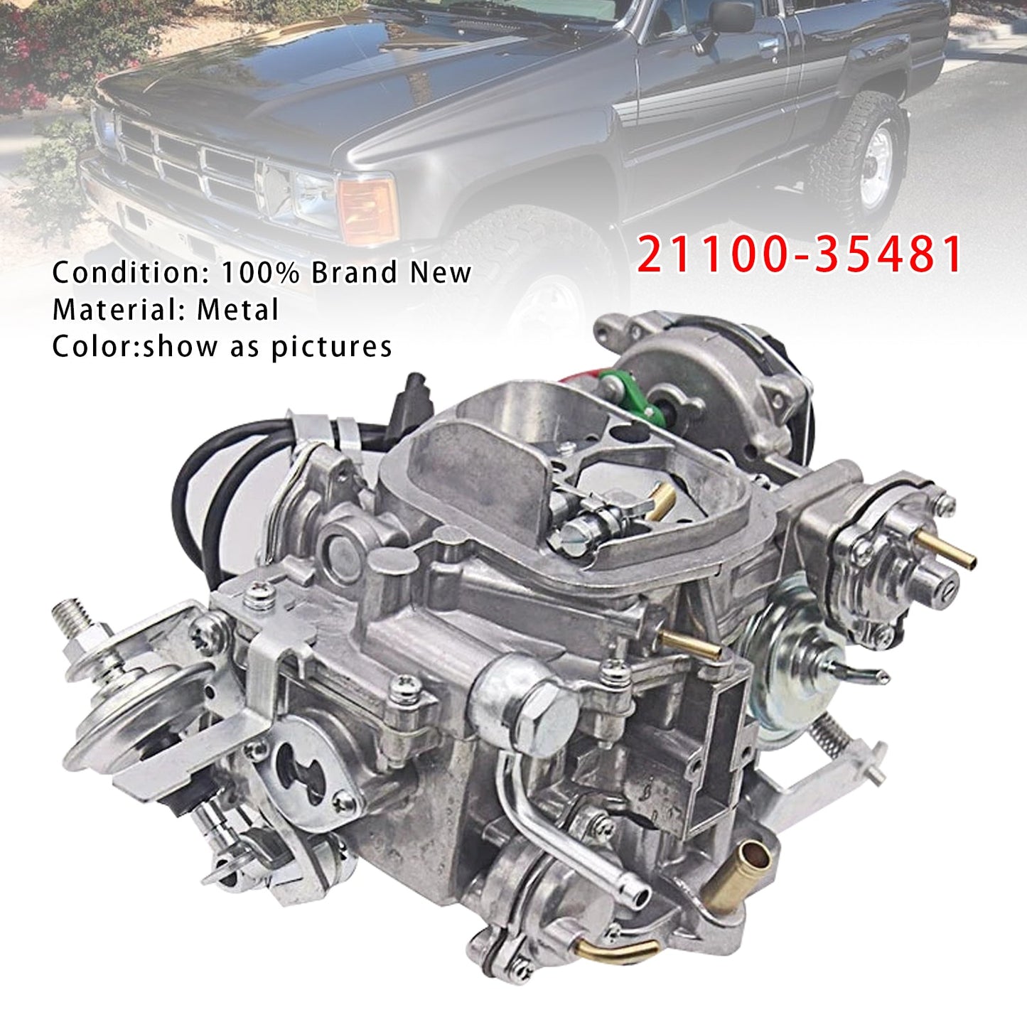 Toyota 22R 1984-1997 SR5 4Runner Landcruiser Pickup Car Carburator 21100-35481