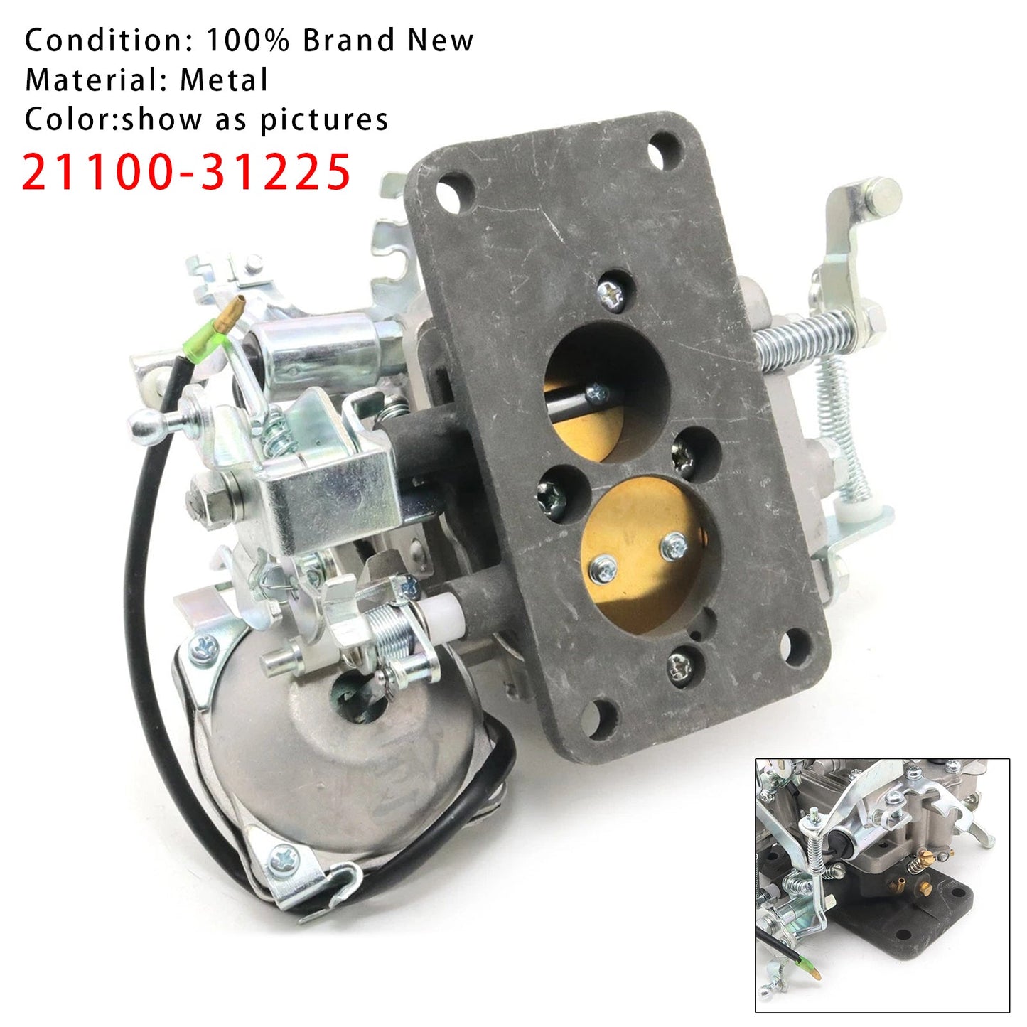 1972-1978 Toyota Hilux RN20 RN25 Pickup Truck 1.6 L Carburetor 21100-31225