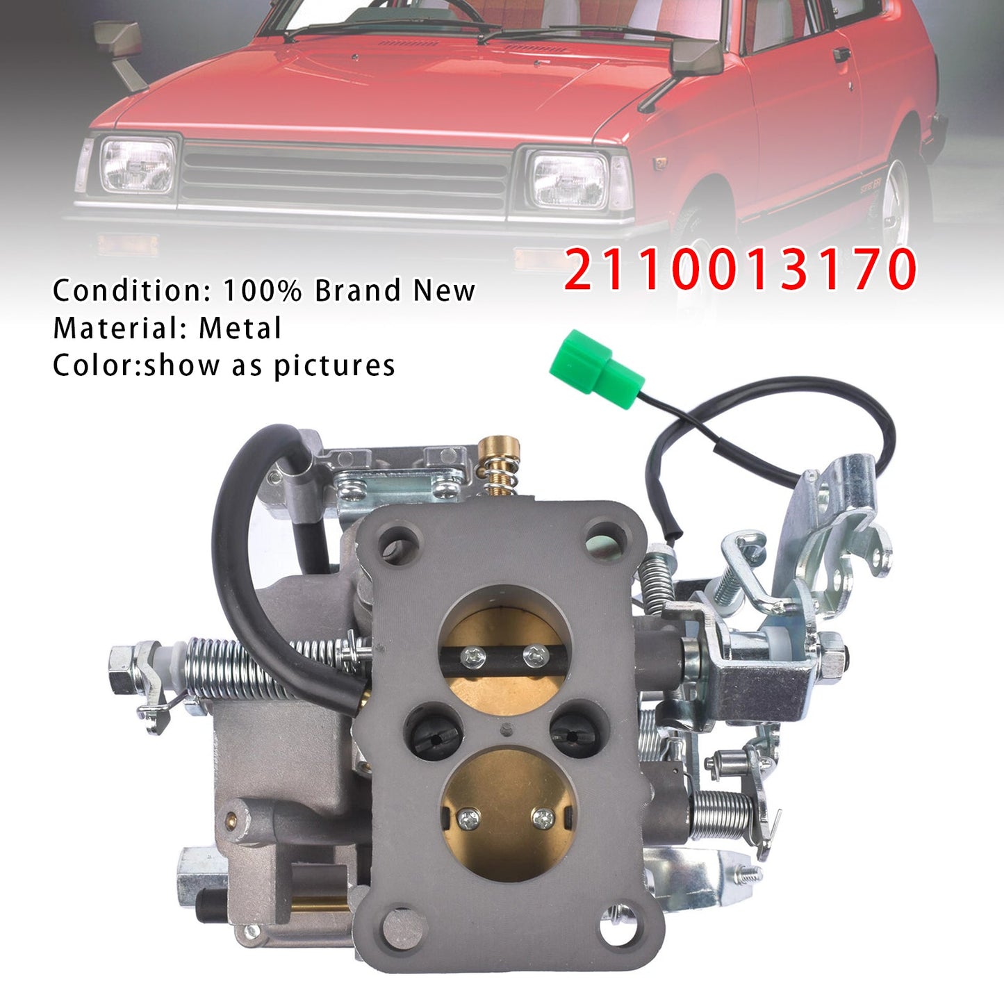 Toyota Corolla DLX Coupe 2-Door 1981 1.8L Carburetor Carb Kit 2110013170