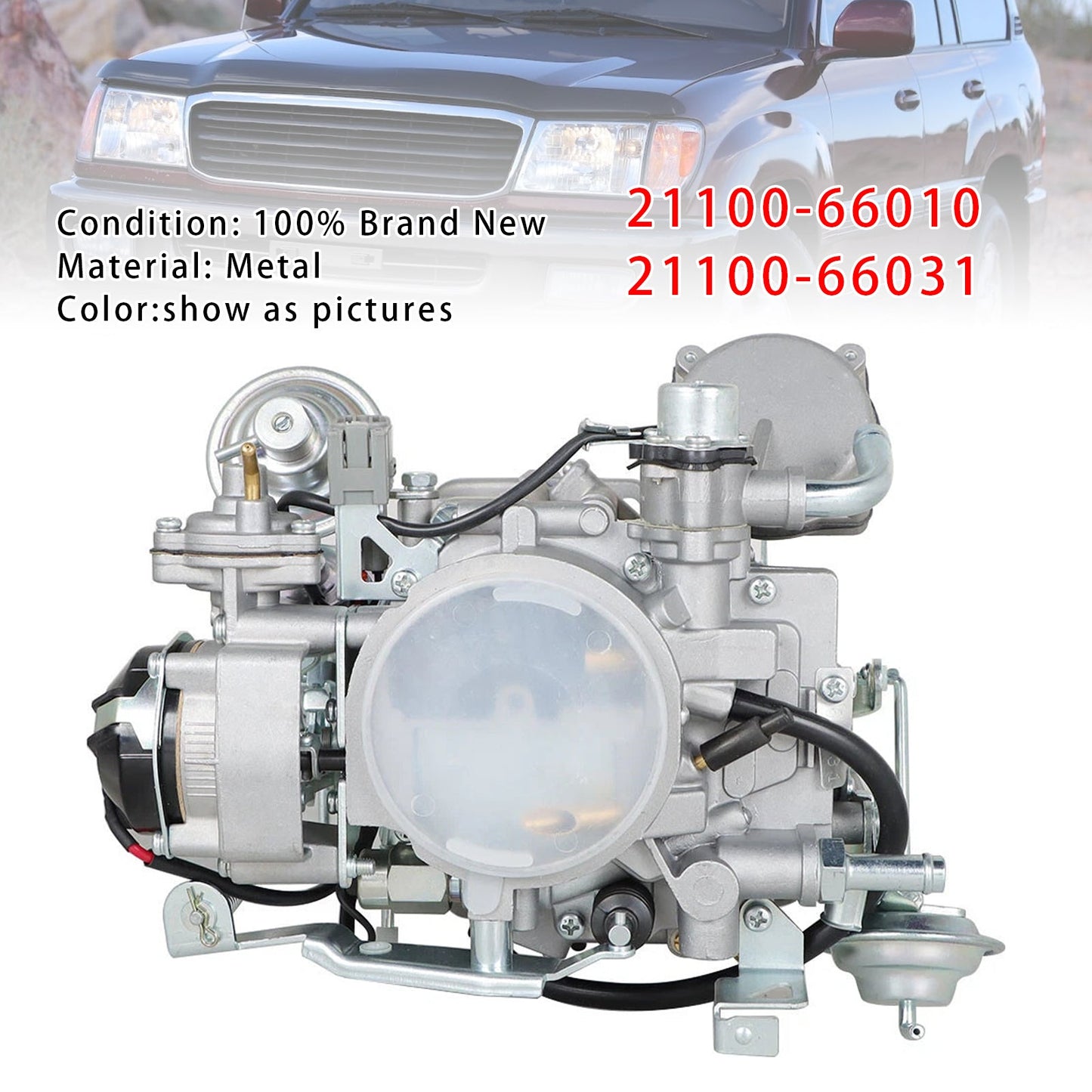 1992-1999  Toyota 1FZ Land Cruiser Carburetor 21100-66010 21100-66031
