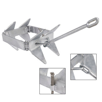 Foldable Boat Anchor 13 lbs Boat Slide Box Anchors Sliding Cube Anchor