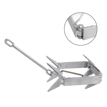 Foldable Boat Anchor 13 lbs Boat Slide Box Anchors Sliding Cube Anchor
