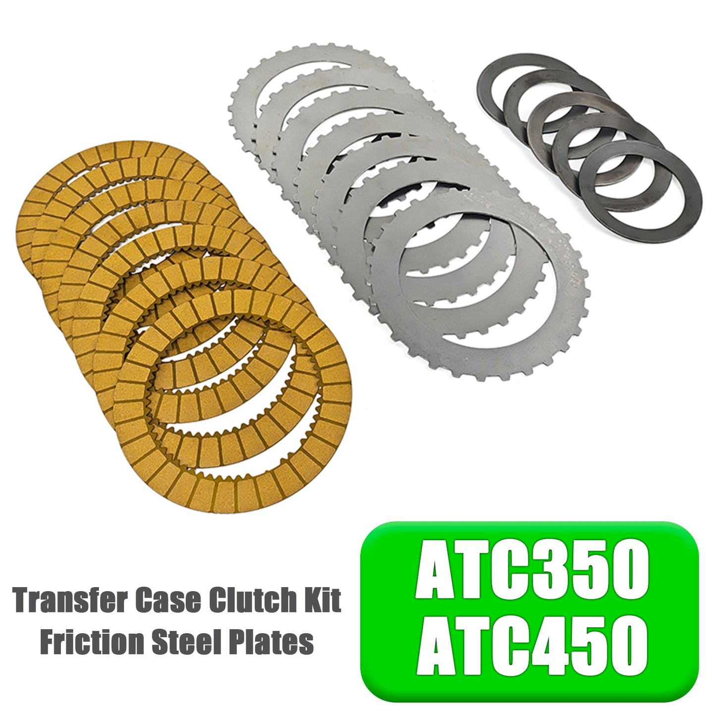 BMW ATC350 ATC450 Transfer Case Clutch Kit Friction Steel Plates