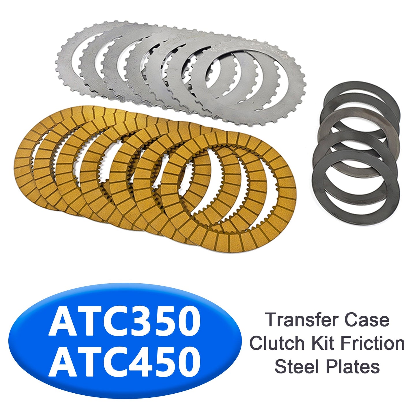 BMW ATC350 ATC450 Transfer Case Clutch Kit Friction Steel Plates