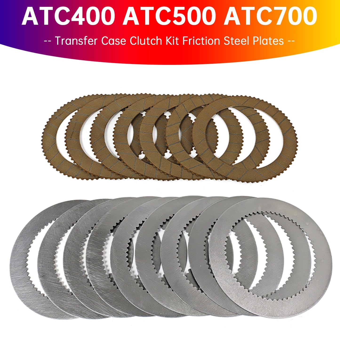 BMW ATC400 ATC500 ATC700 Transfer Case Clutch Kit Friction Steel Plates