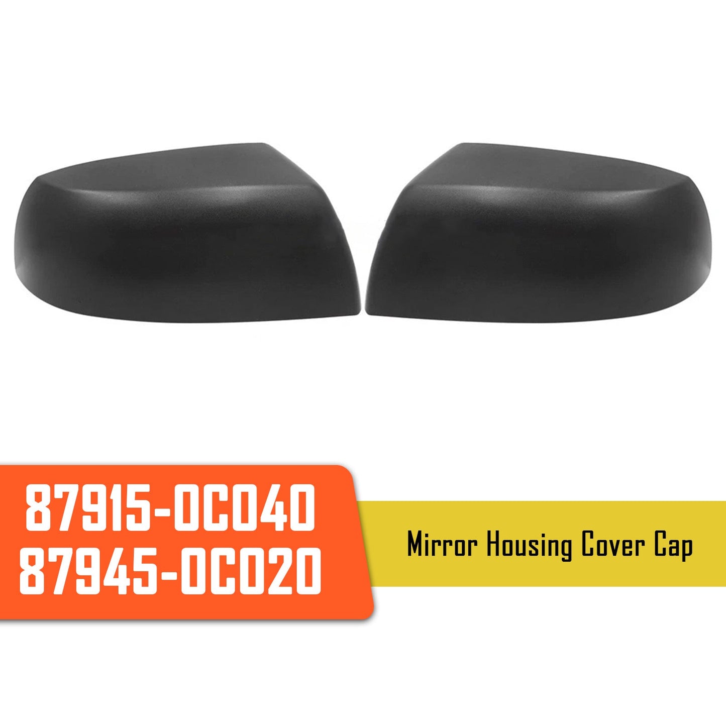 2007-2022 Toyota Sequoia Tundra Rear View Door Wing Mirror Housing Cover Cap 87915-0C040 87945-0C020