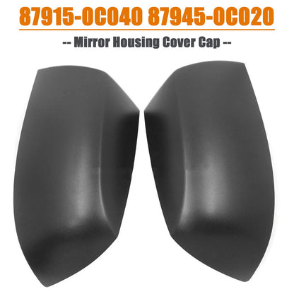 2007-2022 Toyota Sequoia Tundra Rear View Door Wing Mirror Housing Cover Cap 87915-0C040 87945-0C020