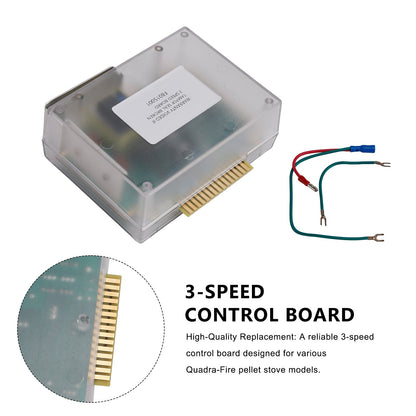 SRV7000-205/SRV7000-704 For Quadra-Fire Pellet 3 Speed Control Box Circuit Board