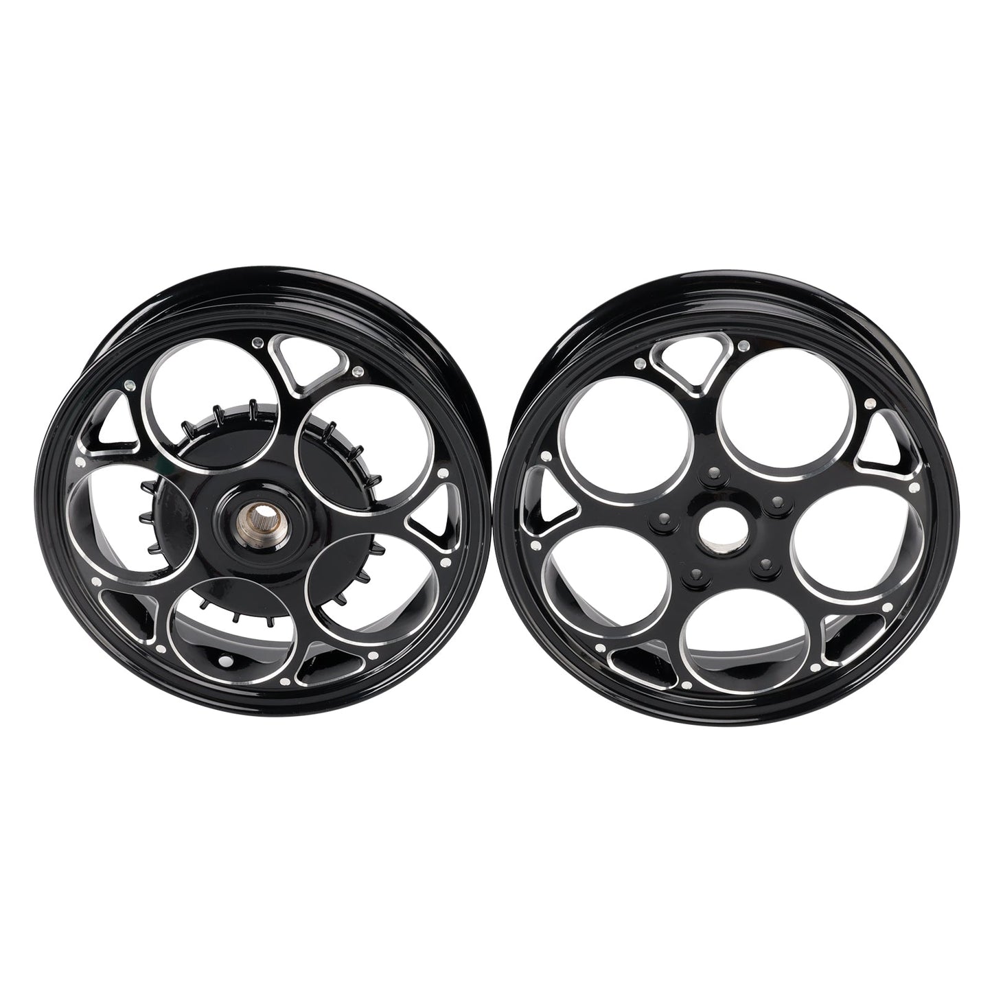Vespa Sprint/ Primavera 50-150cc Aluminum Black Front and Rear Wheel Rim