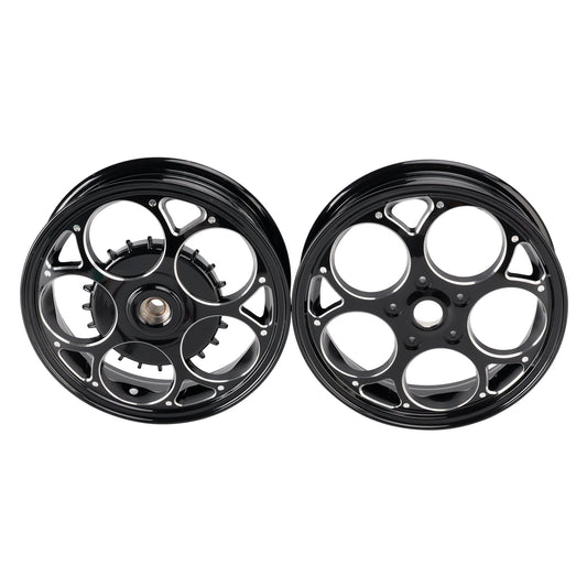 Vespa Sprint/ Primavera 50-150cc Aluminum Black Front and Rear Wheel Rim