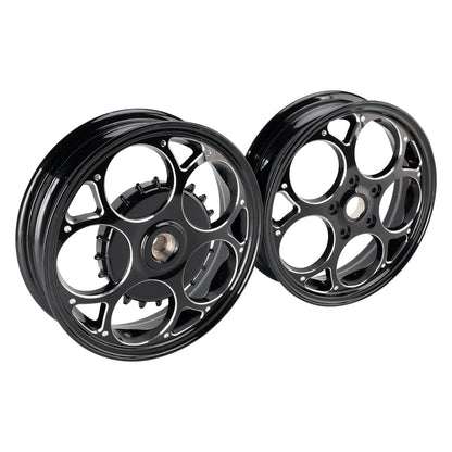 Vespa Sprint/ Primavera 50-150cc Aluminum Black Front and Rear Wheel Rim