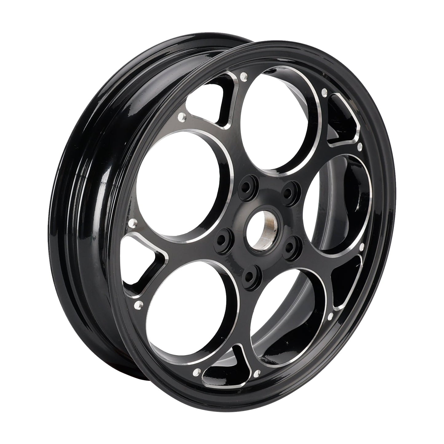 Vespa Sprint/ Primavera 50-150cc Aluminum Black Front and Rear Wheel Rim