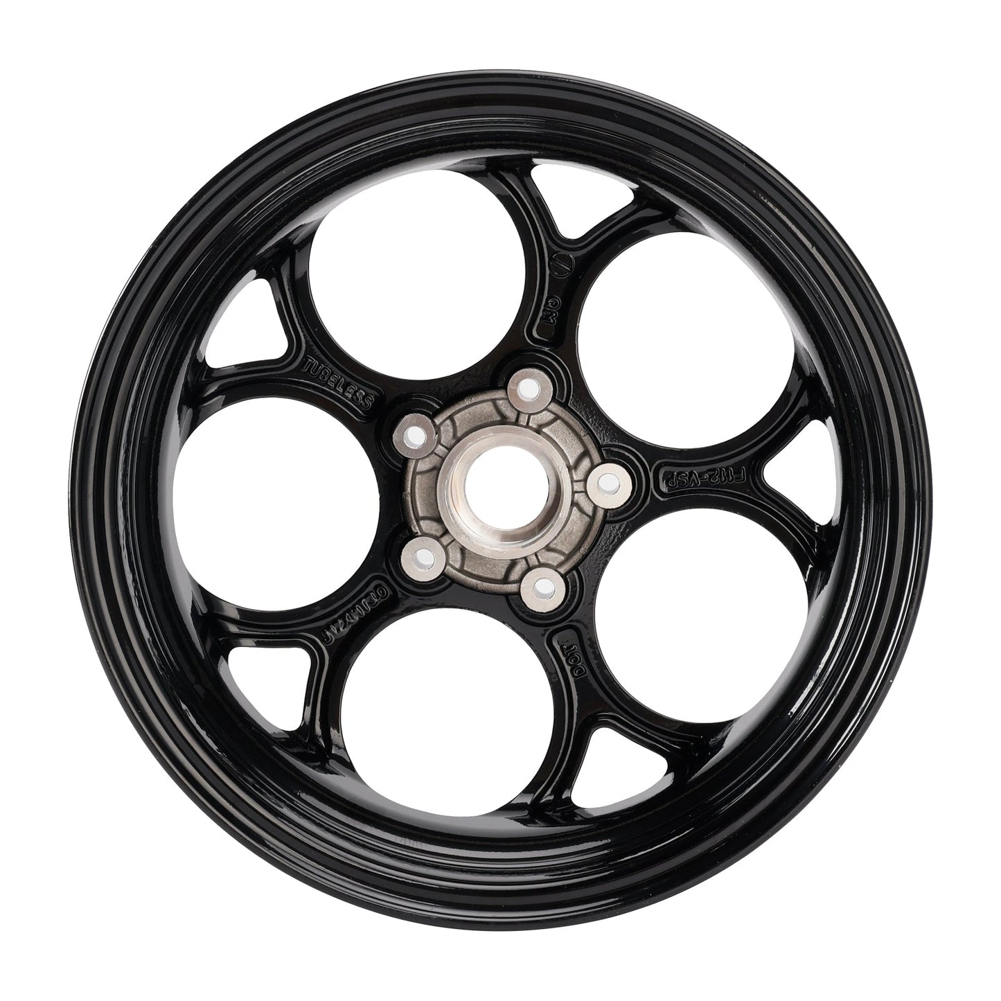 Vespa Sprint/ Primavera 50-150cc Aluminum Black Front and Rear Wheel Rim