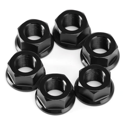 Ducati Panigale V2 V4 2018-2024 Rear Sprocket Carrrier Flange Black Nuts Set M10x1.0 74810461A