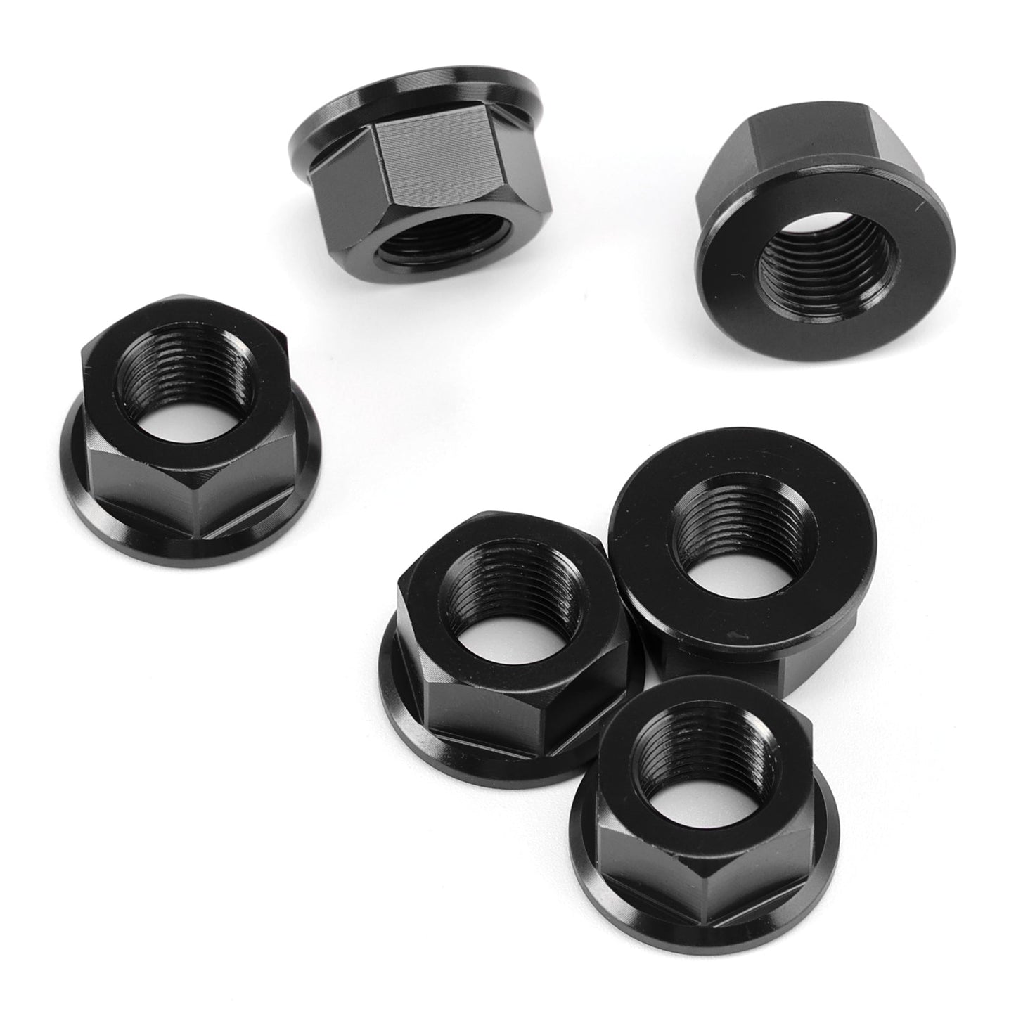 Ducati Panigale V2 V4 2018-2024 Rear Sprocket Carrrier Flange Black Nuts Set M10x1.0 74810461A