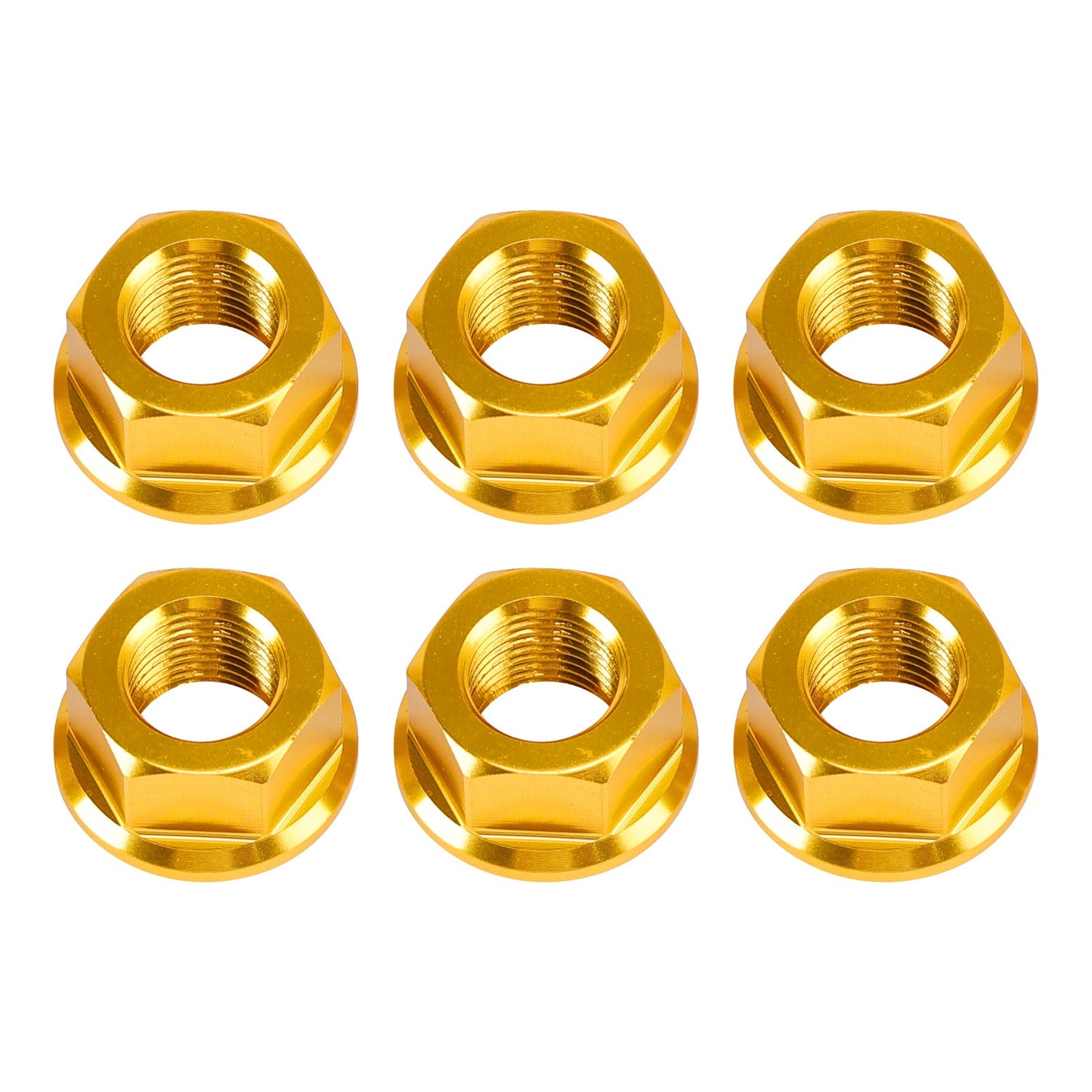 Ducati Panigale V2 V4 2018-2024 Rear Sprocket Carrrier Flange Gold Nuts Set M10x1.0 74810461A