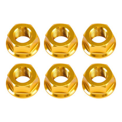 Ducati Panigale V2 V4 2018-2024 Rear Sprocket Carrrier Flange Gold Nuts Set M10x1.0 74810461A