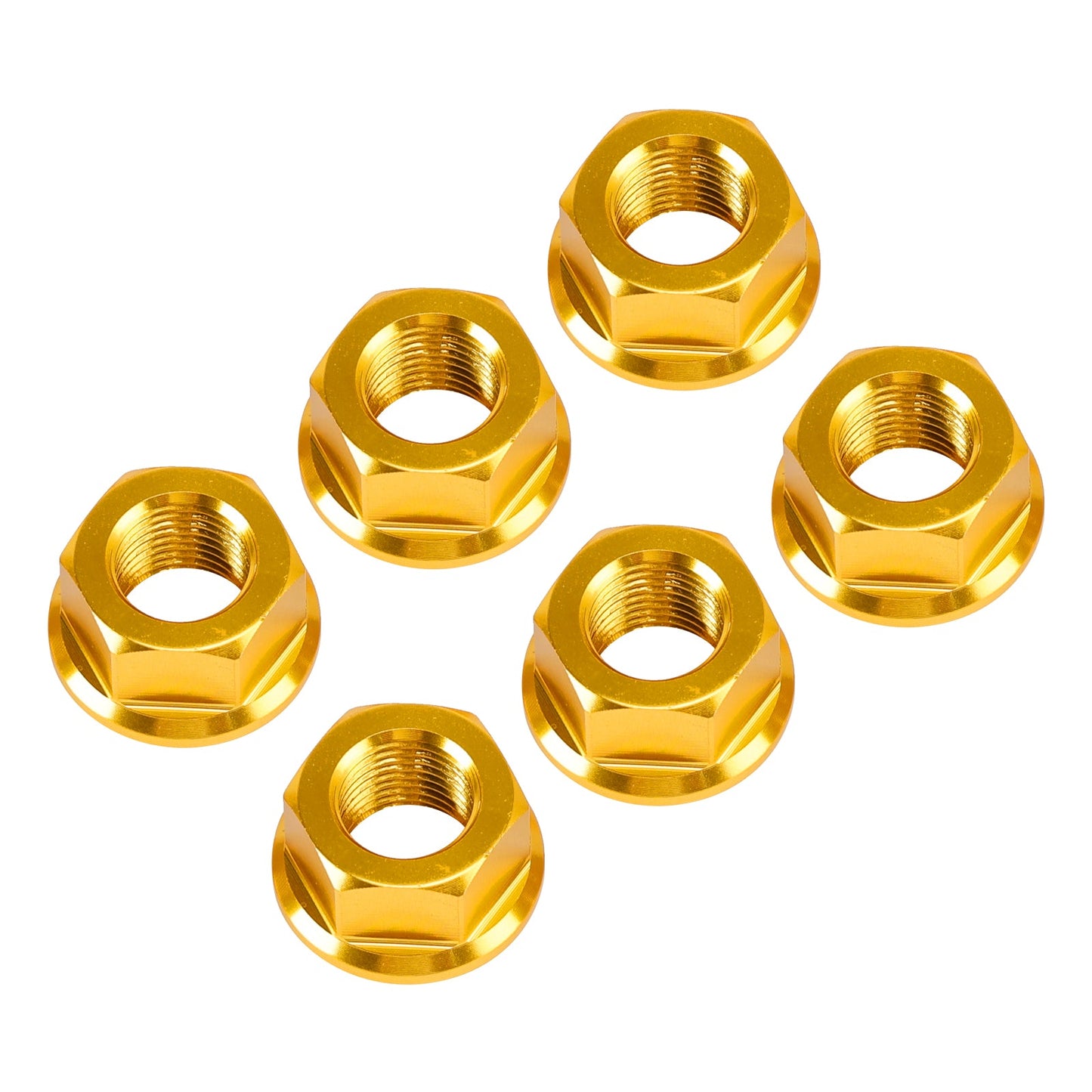 Ducati Panigale V2 V4 2018-2024 Rear Sprocket Carrrier Flange Gold Nuts Set M10x1.0 74810461A