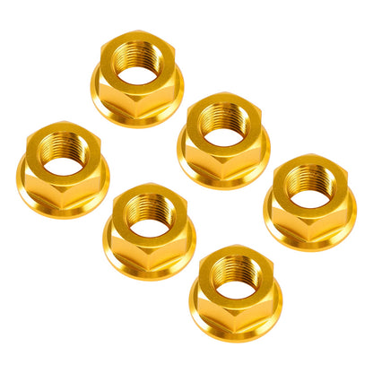 Ducati Panigale V2 V4 2018-2024 Rear Sprocket Carrrier Flange Gold Nuts Set M10x1.0 74810461A