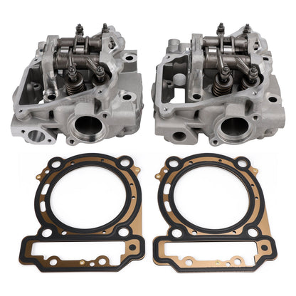 Can Am BRP Outlander Renegade 800 800R MAX Complete Front Rear Cylinder Head Heads Valves Rocker Gasket