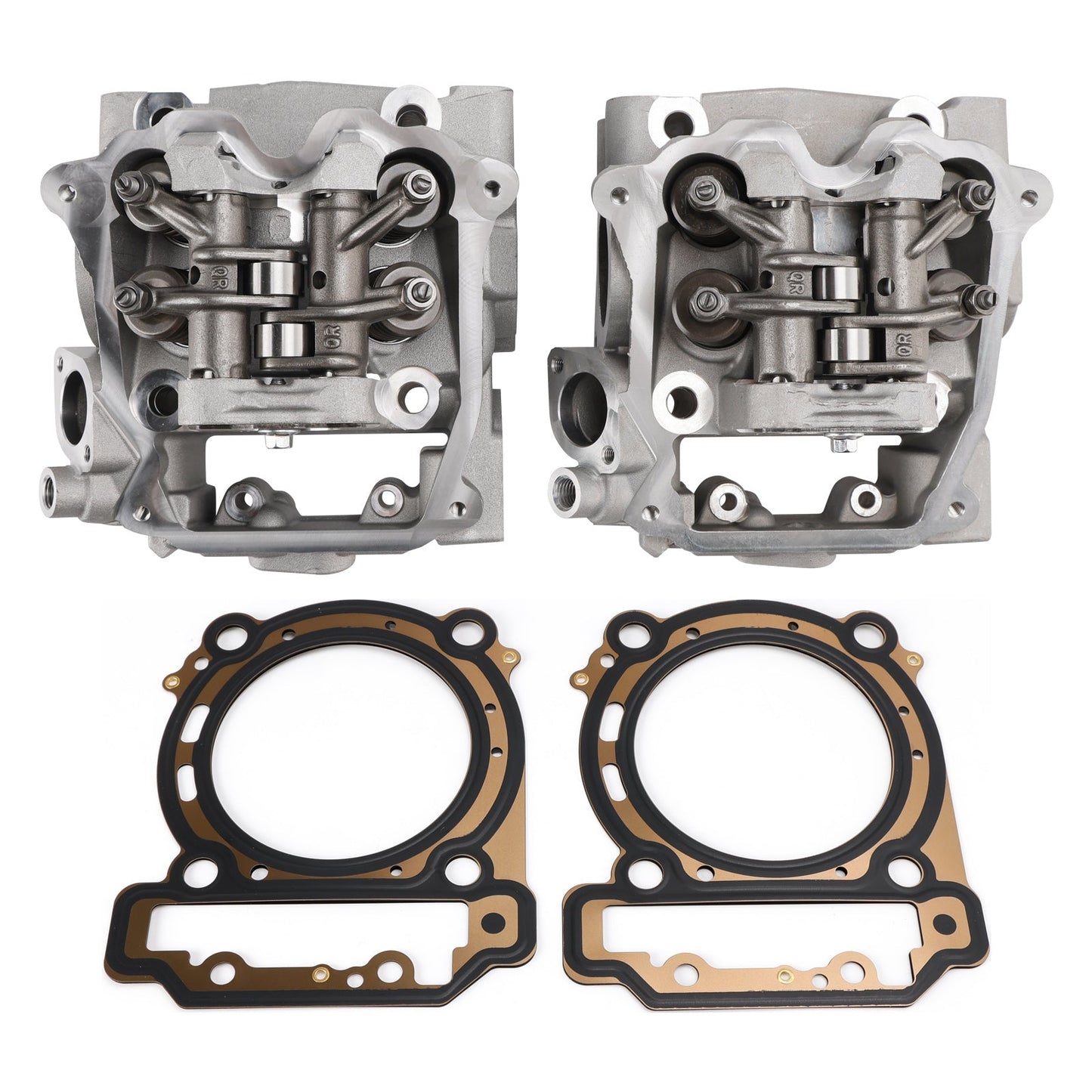 Can Am BRP Outlander Renegade 800 800R MAX Complete Front Rear Cylinder Head Heads Valves Rocker Gasket
