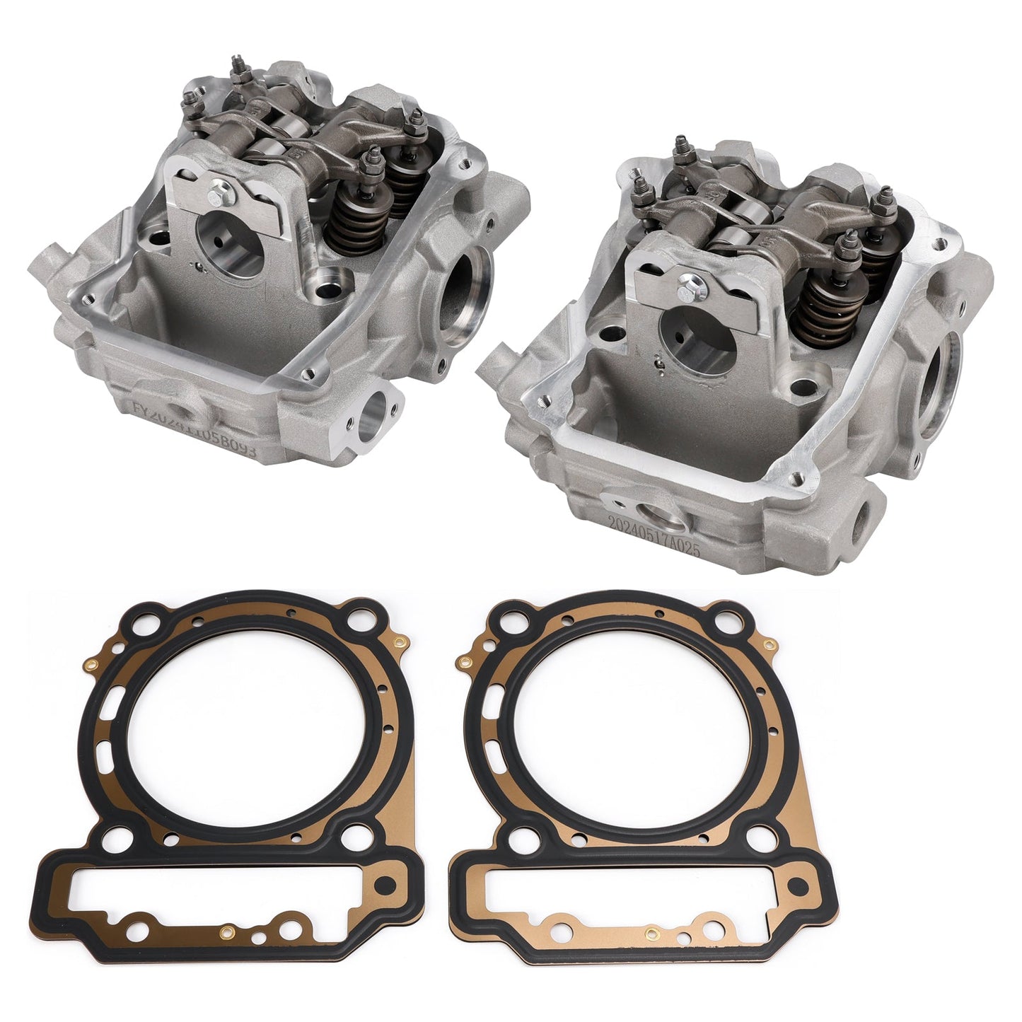 Can Am BRP Outlander Renegade 800 800R MAX Complete Front Rear Cylinder Head Heads Valves Rocker Gasket